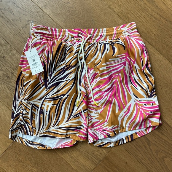 Maaji Caramel Foliage Sailor Sporty Swim Trunk - Men’s XL - NWT - Picture 2 of 7